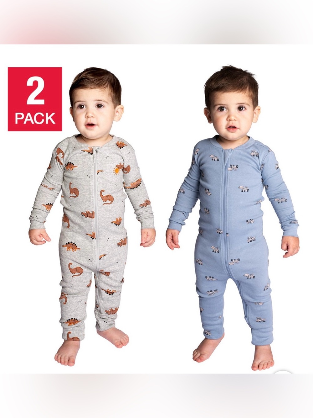 Pekkle Baby 2- pack Organic Cotton Sleepers. Size 24 months. New with tags.